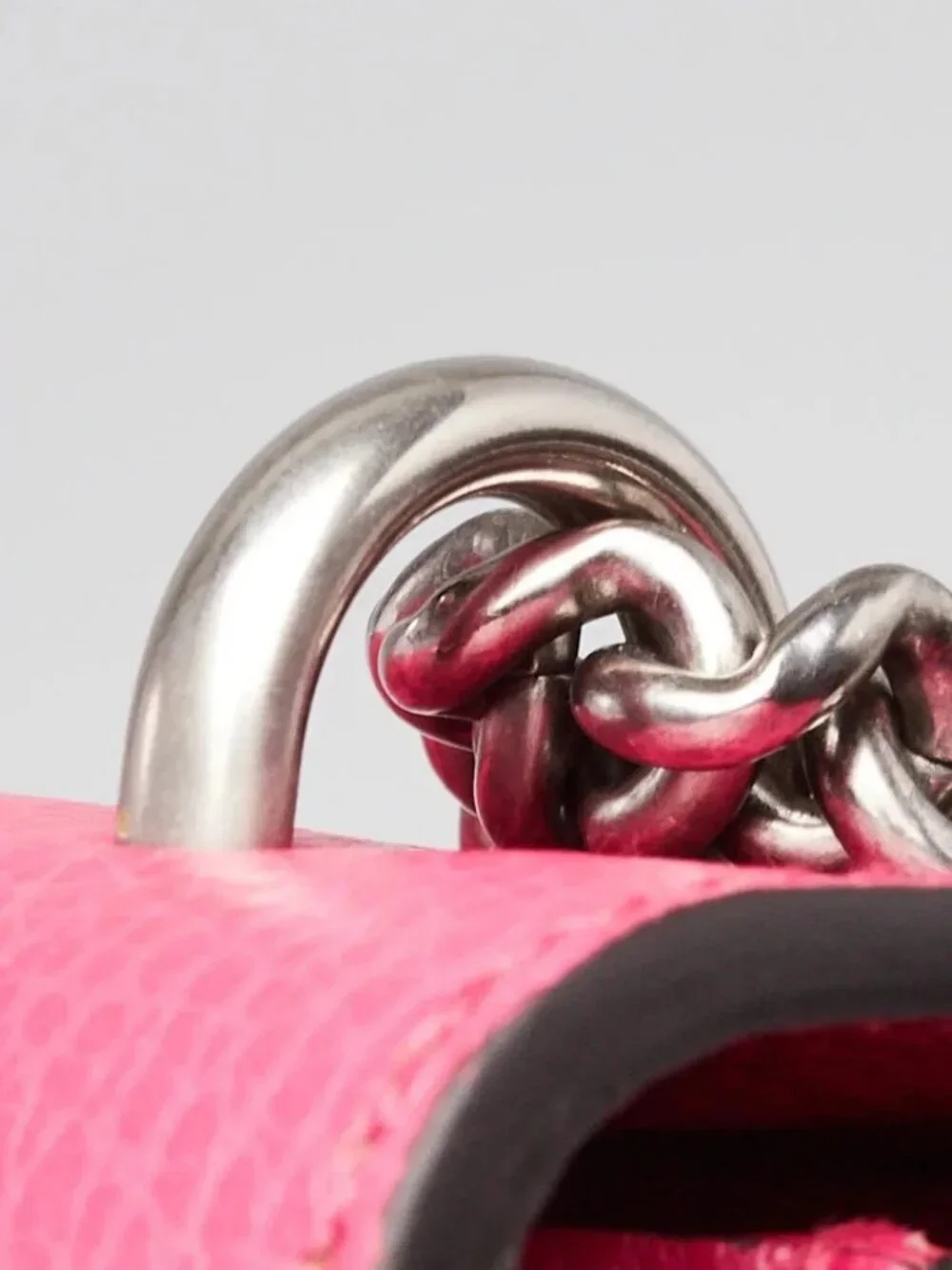 Gucci Pink Leather Dionysus Small Shoulder Bag